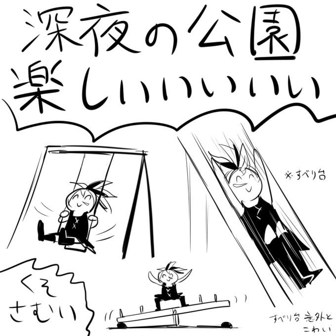今日の日記(遊具独り占め編) 
