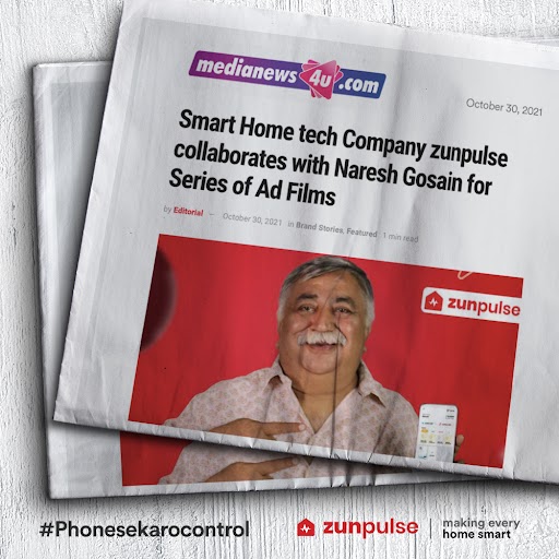 zunpulse's tweet photo. Naresh Gosain (Gulab Jamun) has collaborated with zunpulse for a series of Ad Films!
Stay tuned to watch him on our #YouTube Channel https://t.co/tl2GayPSN6
#zunpulse #NareshGosain #gulabjamun #gulabjamununcle #smarthome #IoT #homeautomation #smart #advertisment #marketing https://t.co/dPI2u3ZJ9g