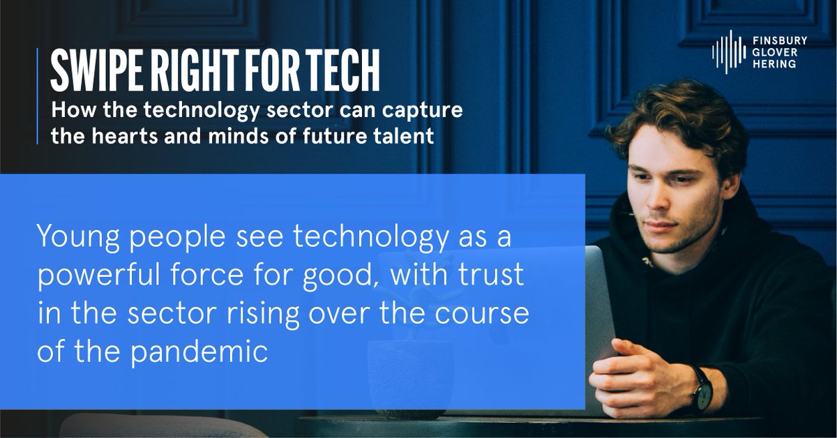 fgs_global's tweet image. Younger people overwhelmingly see technology as a force for good in society and say they trust the sector more now, compared to before the pandemic. So why do so many still view a #tech career as &apos;not for them&apos;? 

Find out in our report: hubs.li/Q010RDG50
#SwipeRightForTech