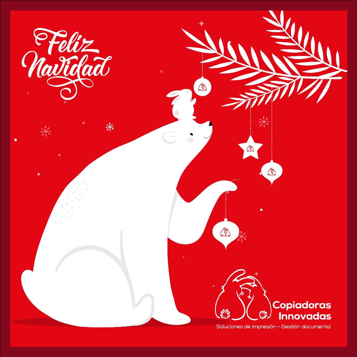 Innovadas1986's tweet photo. Feliz Navidad de parte de Copiadoras Innovadas🎄 - *|URL|
En COPIADORAS INNOVADAS, te agradecemos la confianza depositada en nosotros este año. Esperamos seguir colaborando durante el próx. año. Y te deseamos, Feliz Navidad y que 2022 nos traiga salud y felicidad https://t.co/5o2Ozzom00