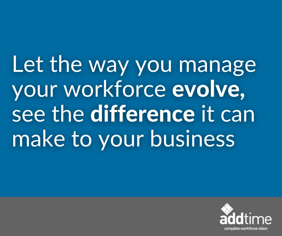 Are you still using clocking-in machines? Take the next step into the way you manage your time and attendance with Addtime Recording.

Get in touch with our team of technical experts to find out more about taking the next step:

✉ sales@addtimerecording.co.uk
☎ 01942 272061
