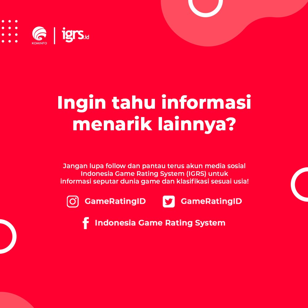 Suka bermain game yang meningkatkan kemampuan kognitif? 

Game puzzle jadi jawaban yang tepat! Salah satunya adalah AyoDance Puzzles. Apa saja manfaat bermain game ini? Yuk, simak pada posting-an berikut ini! 

#IGRS #IndonesiaGameRatingSystem #MainGameSERU #TauRatingSeruGaming