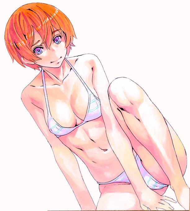 コミックヘヴンの次の号でまたこんな感じの色紙プレゼント描くと思います。まだ何もやってないんで正直俺にもわからないけど‼︎(h 