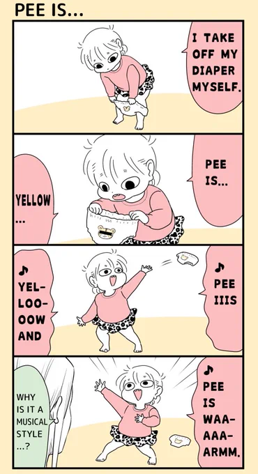 I heard that she is playing "Frozen" at her nursery. #manga 