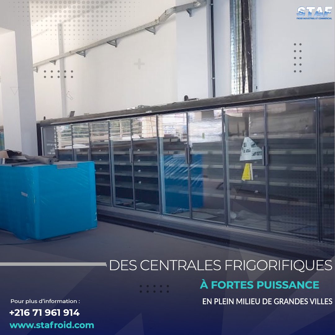 StafroidP's tweet image. ❄️Nos centrales carrossées en milieu urbain🤫
✨ Le tapissage interne de mousse alvéolée d’isolation sonore ;
✨ Housses isophoniques individuelles des compresseurs ;
✨ Plots anti-vibratiles ;
✨ Moto-ventilateurs 16 pôles ;
✨ HP flottante (bas régime la nuit).