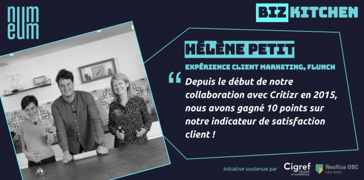 #Startups, #LevéesDeFonds, #Licornes, et le #business dans tout ça ?!

Découvrez #BizKitchen, websérie <a href="/numeum/">Numeum™ Token</a>, avec @cigref &amp; <a href="/NeuflizeOBC/">Banque Neuflize OBC</a>, sur les meilleures recettes business startup x grand groupe
45 min de bonnes pratiques par <a href="/Critizr/">critizr</a> x <a href="/Flunch/">flunch</a> : bit.ly/3edqevy