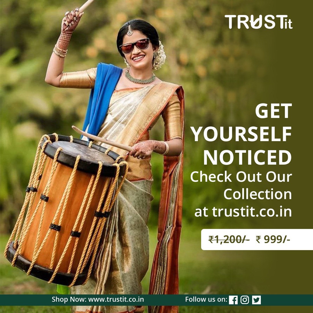 trustitonline's tweet photo. It’s time to dive in with this Gorgeous Statement Saree, perfect to add all the Glamour to your looks. Shop Now...!!

#sareelove #indiansaree #sareelover #silksarees #instasaree #indianfashion #sareefashion #banarasisilk #sareeday #sareedraping #sareelovers #cottonsaree https://t.co/Zq0hoRcLAa