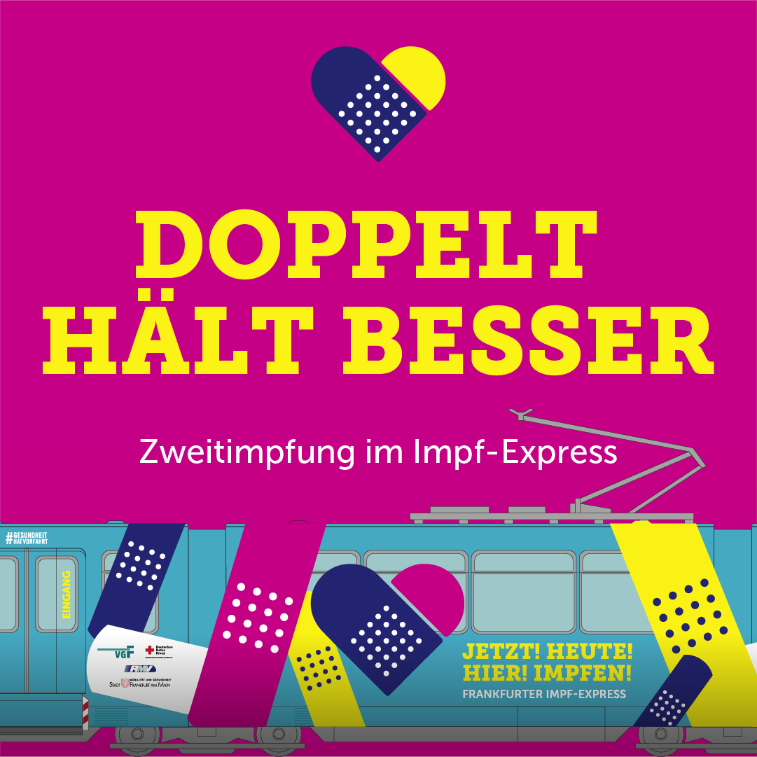 vgf_ffm's tweet photo. Bis zum 23.12. könnt ihr euch eure Erst-, Zweit- und Booster-Impfung in unserem Impf-Express abholen.
👉 21.12.: Pforzheimer Straße 3
👉 22.12.: Lokalbahnhof
👉 23.12.: Zoo
⏱ jeweils von 12-20 Uhr
Alle Infos: https://t.co/Z64NoZD8Bt
#gesundheithatvorfahrt #impfexpress https://t.co/vDgMINNyIR