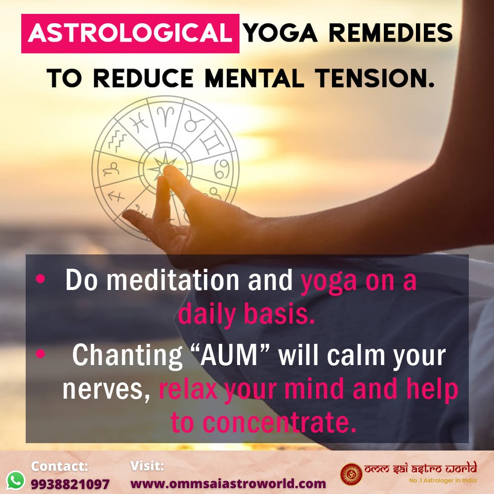 AstroOmm's tweet photo. Astrological Yoga Remedies To Reduce Mental Tension 

For More Information Visit - https://t.co/Ba2ZmiF2YR Or
Contact Us :- +9199388 21097

#astrologer #ommsaiastroworld #InternationalDayofYoga2021 #astrologertips #yogaday #AstrologerSpecialis #bestastrologer #horoscope2021 https://t.co/RM6uNI7pNC