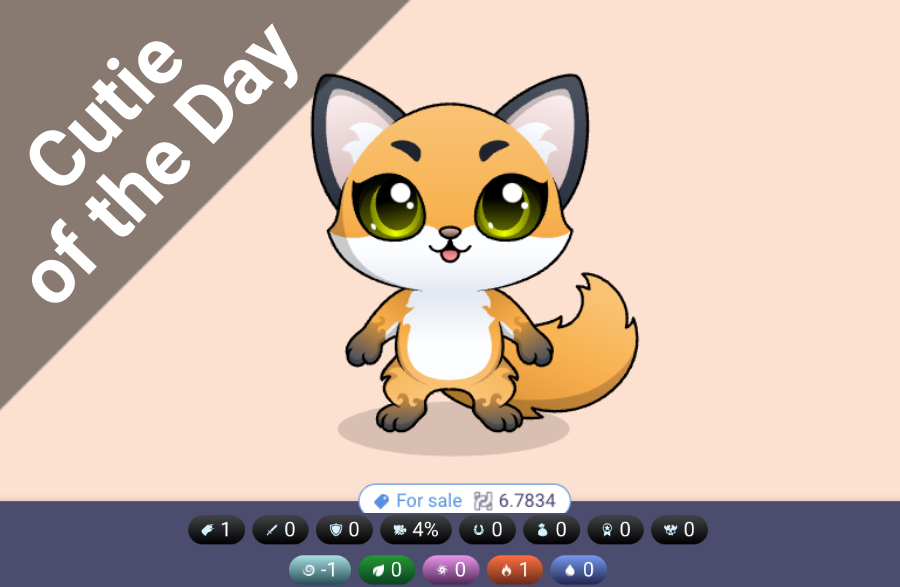 BlockchainCutie's tweet photo. Cutie of the Day

The perfect fox

Get it here: ➡️ https://t.co/BMKBiqwRN7

#dapps #nfts #blockchaingame https://t.co/pHQXV47XDb