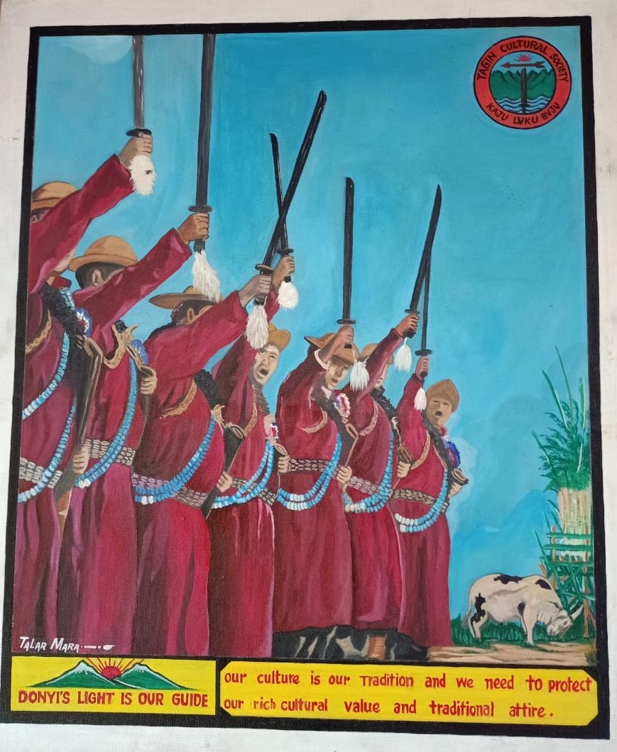 dc_upper's tweet photo. Paintings of Tagin Culture and Traditions made during Painting Competition #AzadiKaAmritMahotsav #ArunachalPradesh #UpperSubansiri @ArunachalTsm @DDNewsArunachal https://t.co/GVi2gTGUwz