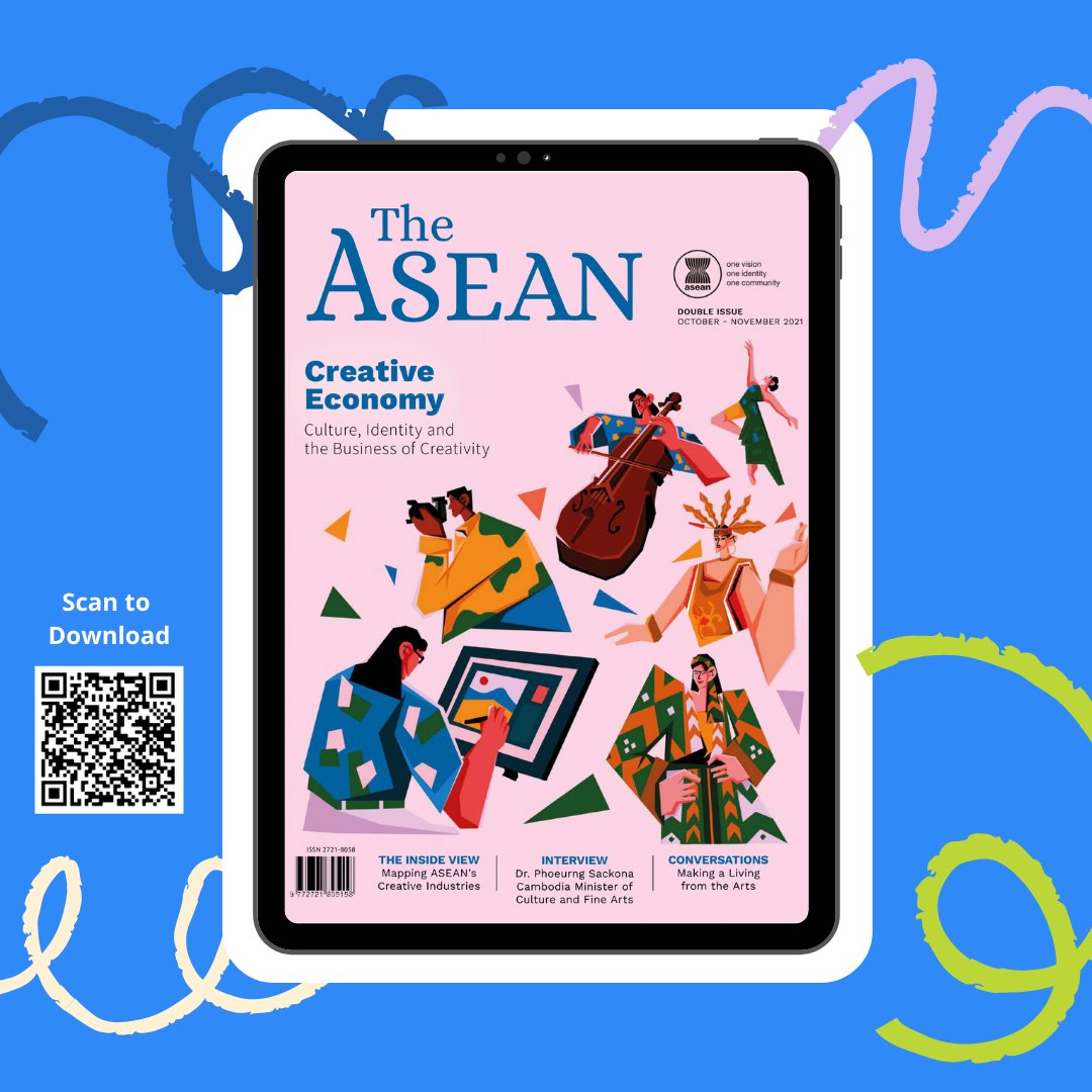 aseancoci's tweet photo. In July 2021, Indonesia successfully organised the virtual international exhibition "Creative Economy for Sustainable Development: Let’s Connect!".
Read more about the virtual exhibition here @asean_magazine: https://t.co/urNNugvvR5
#TheASEANmagazine #CreativeEconomy https://t.co/RkS1N35z1y