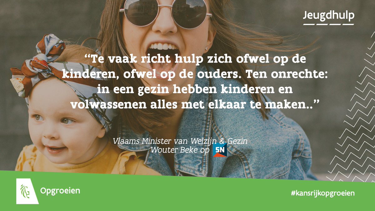 JeugdhulpBE's tweet photo. 🗞️💪 Minister @wbeke ontvouwt nieuwe plannen om kinderen, jongeren en gezinnen beter te ondersteunen. Lees er alles over op @_sociaalnet 👉 https://t.co/ROo0r5VYLY ❤️✨ #jeugdhulp #kansrijkopgroeien #wijsamen https://t.co/VjpuBKpEpd
