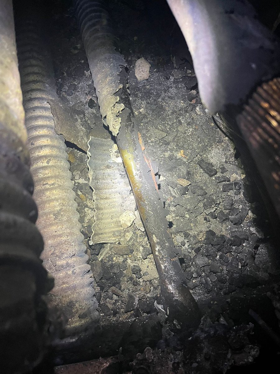 This is the cable tunnel feeding the CBD which has been severely damaged due to the fire. Replacement of the cables will take place.

For the latest statement and ongoing efforts, see: bit.ly/3J7Yk2b

#CTNews
