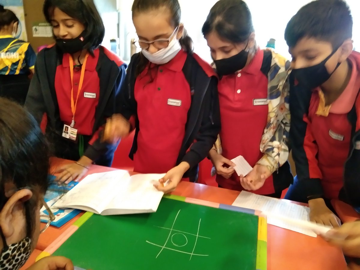 Harshita_74's tweet photo. Young Mathematicians in the swing of the 'Ramanujan Day' #Grade6 #Celebration #Mathday
@BhattTina  @FSSurat  @AswaniNandini @pooh_it_is https://t.co/g3wcD4bxgx