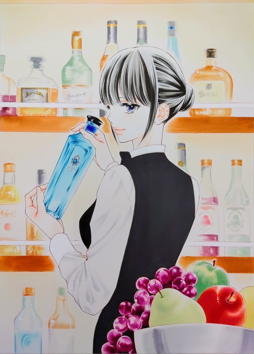 「まばたきしなくても、もう年末ですね
#今年も残りわずかなのでお気に入りの4枚を貼」|北川みゆき単行本発売中「どうしようもない僕と⑦&今宵もお待ちしております③」のイラスト