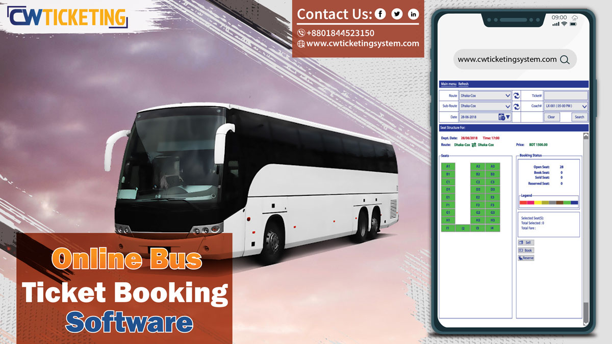 CwTicket's tweet image. In today's busy schedule, it is very difficult to go to the counter and buy bus tickets. 
#CWTicketingSystem provides an Online Bus Ticket Booking Software that helps you to book bus tickets from anywhere at any time.
cwticketingsystem.com
#onlinebusbookingapp
#busbookingsystem