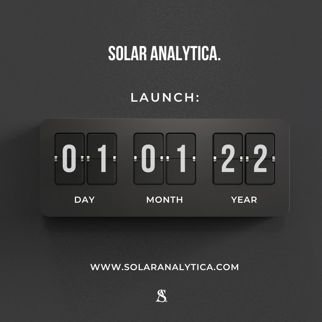 A data perspective is coming... #solar