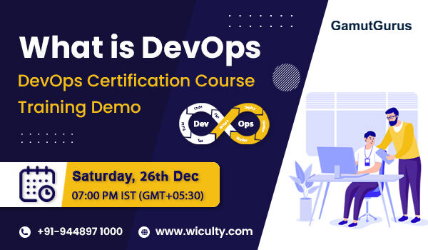 Gamutgurus's tweet image. What is DevOps - DevOps Certification Course Training Demo
🔴𝐀𝐭𝐭𝐞𝐧𝐝 𝐋𝐢𝐯𝐞 𝐖𝐞𝐛𝐢𝐧𝐚𝐫:bit.ly/3mmCvSQ
In this session, you will cover the A to Z of DevOps and gather valuable industry insights from Top #DevOpsExperts
Webinar Date: 26th Dec 2021
.
.
#DevOp