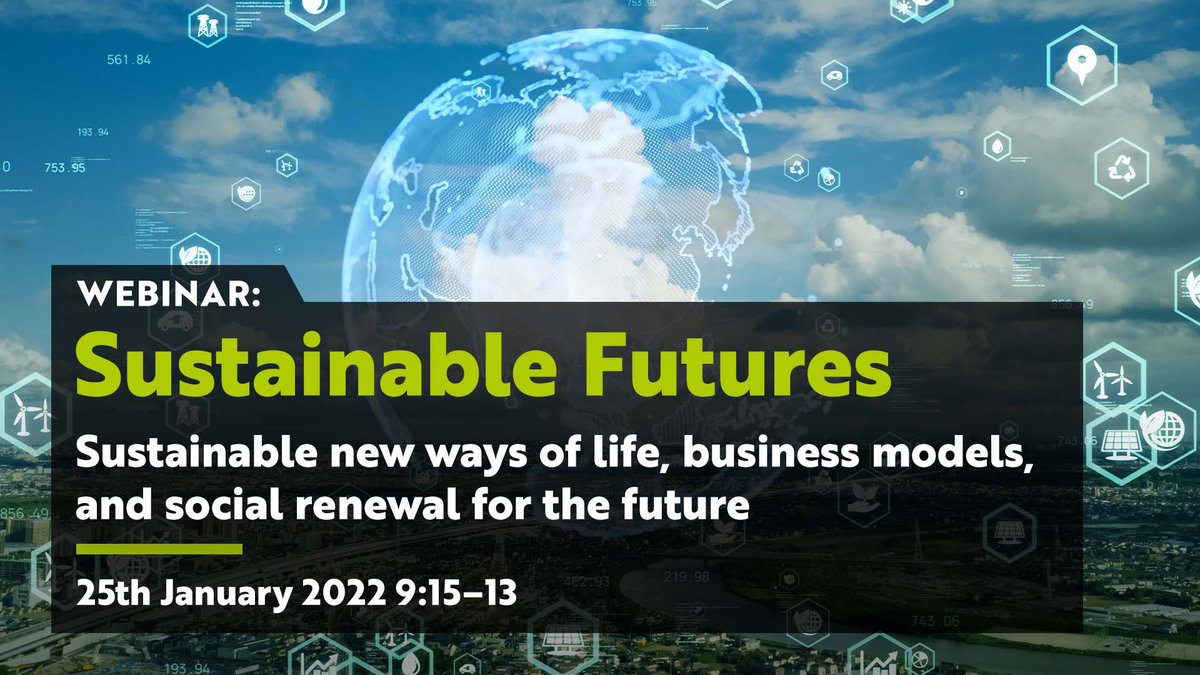 How can we turn the goals of sustainable development into action? Join the Sustainable Futures webinar with top experts Jan Hermes, <a href="/jyrkikatainen/">Jyrki Katainen</a>, Juha Kaskinen, <a href="/pekkahanninen/">Pekka Hänninen</a>, Riku Santala, @KatriinaSiivone and <a href="/Mrollila/">Maija-Riitta Ollila</a>! 
#TSEforSustainableFutures

utu.fi/en/news/news/w…