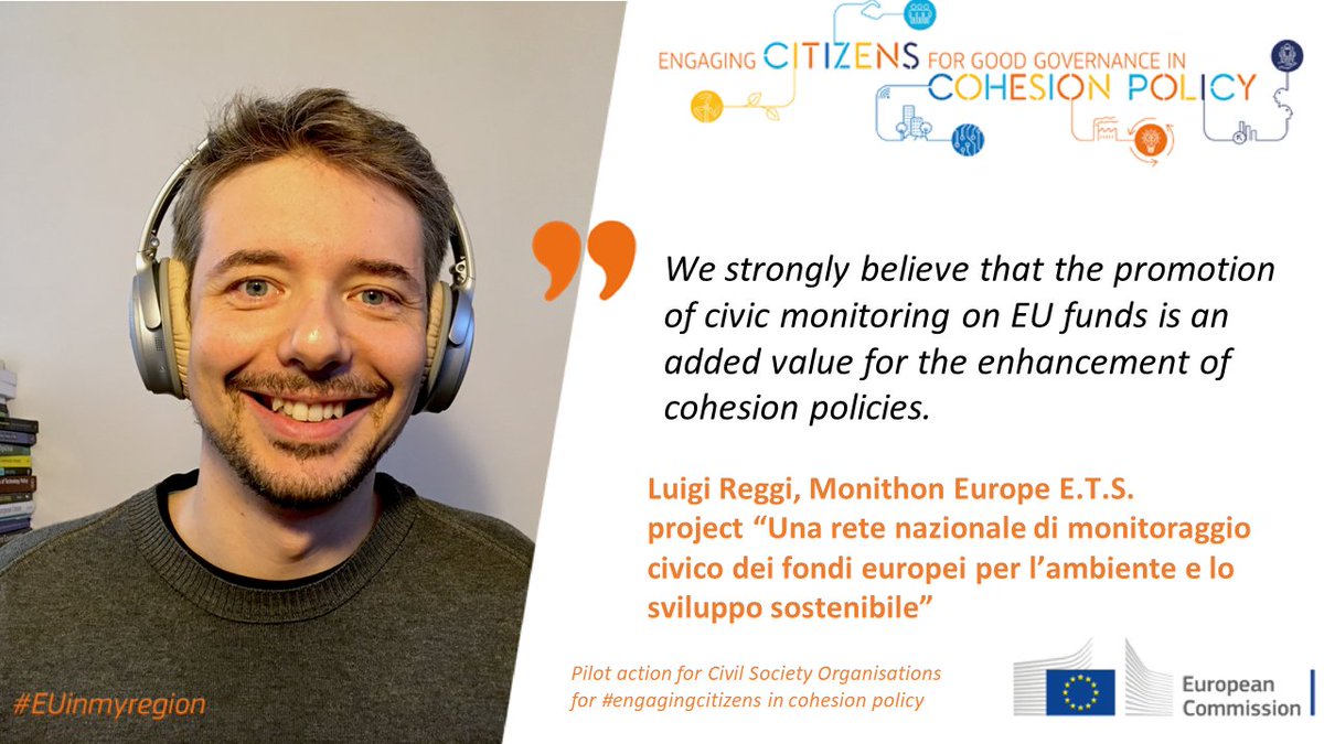 EUinmyRegion's tweet photo. Indeed! #OpenCoesione contributes greatly to #EngagingCitizens in civic monitoring of public #EURegionalfund 

This initiative also attracted interest from and will be replicated in regions in Bulgaria, Croatia, Spain, Greece and Portugal! 
https://t.co/aJS0TUKc3P
#CohesionPolicy https://t.co/5hDqQV6e7N