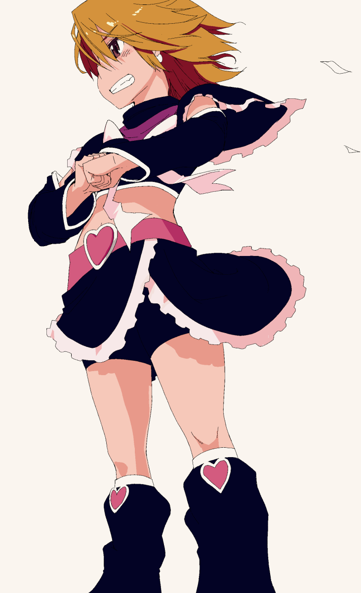 佐川を待ってる間に描いてしまった。
初代にして孤高(?)の武闘派プリキュアさん。 