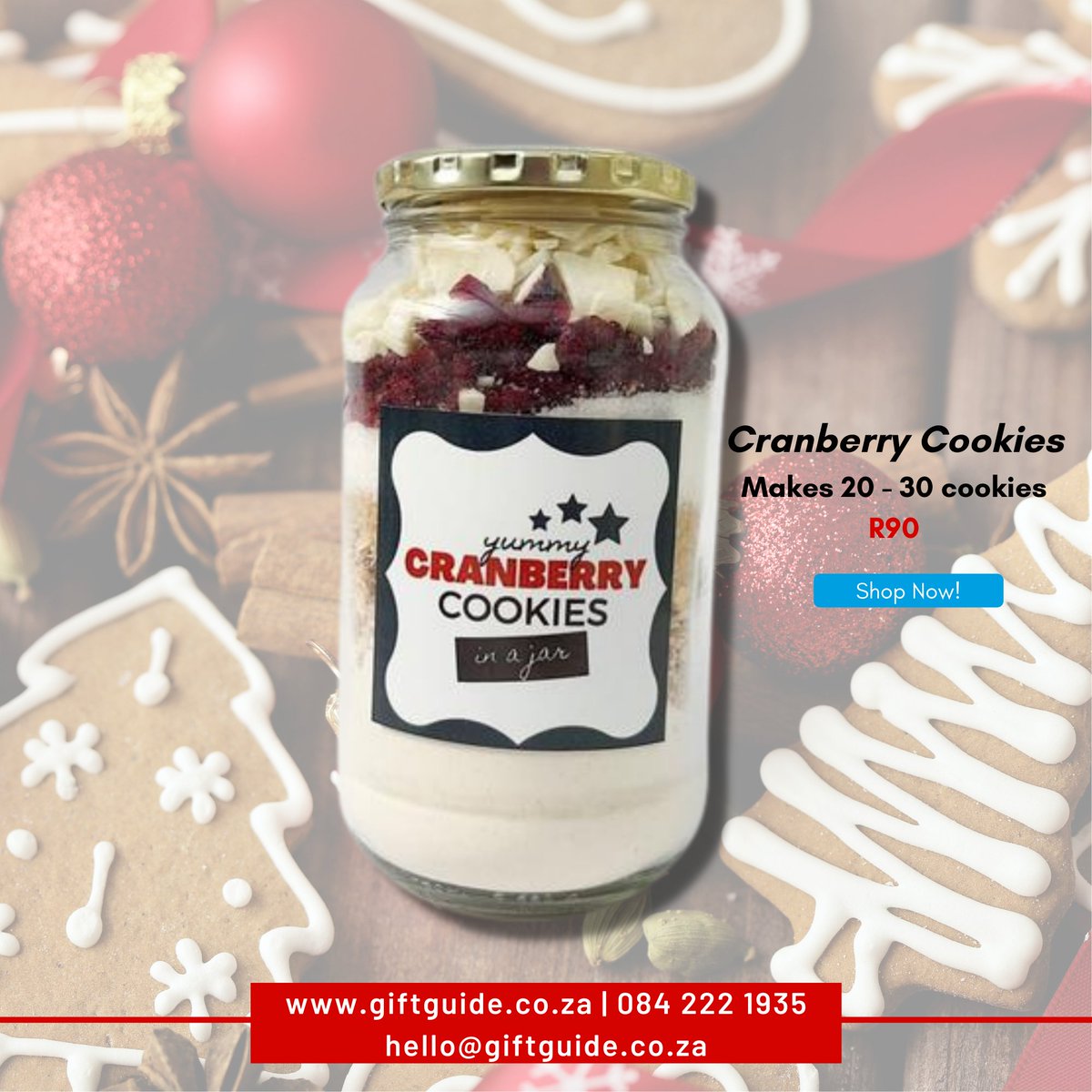 giftguidesa's tweet photo. What's your favourite kind of cookie? Crunchy or fruity? 

Why not have both?

Shop now at https://t.co/JteC2YE1C1     

#CookiesInAJar #GiftGuide #WeSpeakTheOccasion #Christmas #Family https://t.co/B5fs9qsUhe