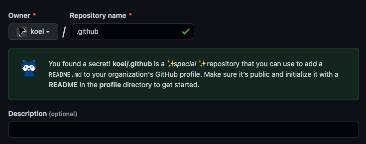 notphanan's tweet photo. Very nice! Creating a ".github" repository under your GitHub org allows you to use a https://t.co/pyds8hg7NX for the org's profile. Credits go to @patak_dev for this trick. https://t.co/vzOloybm4q