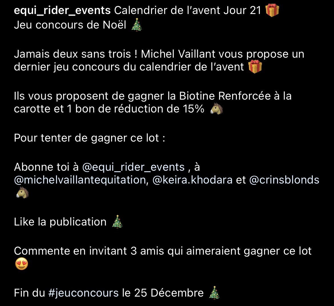 Calendrier de l’avent Jour 21 🎁
Troisième jeu concours pour Michel Vaillant 🤩
#JeuConcours #noel #calendrierdelavent #Giveaway