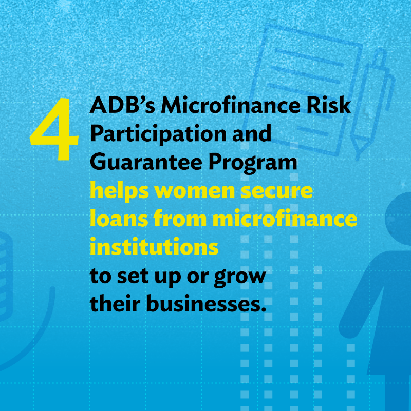 ADB_HQ's tweet photo. Access to fair microfinance can safeguard the interests of borrowers while giving women the opportunity to take control of their lives.