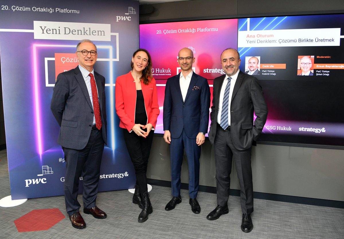 PwC_Turkiye's tweet image. 20. Çözüm Ortaklığı Platformu&apos;nun ana oturumu “Yeni Denklem, Çözümü Birlikte Üretmek” panelinde konuşmacılarımız COVID-19&apos;la birlikte yaşadığımız dönüşüm sürecindeki yenilikleri ve çözüm yollarını ele aldı. #PwCplatform