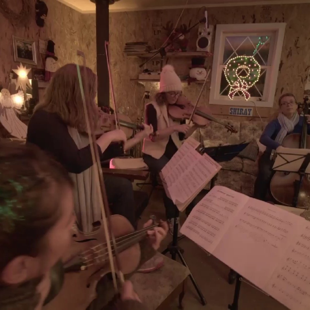 CamberArts's tweet photo. Join in on this slightly unconventional shed party. The Atlantic String Quartet fills the room with this lively Christmas medley arranged by Robert Humber. Bringing together many familiar tunes from across the ages.

More details at https://t.co/qzYvbfuJWF https://t.co/qZNKTmVurt