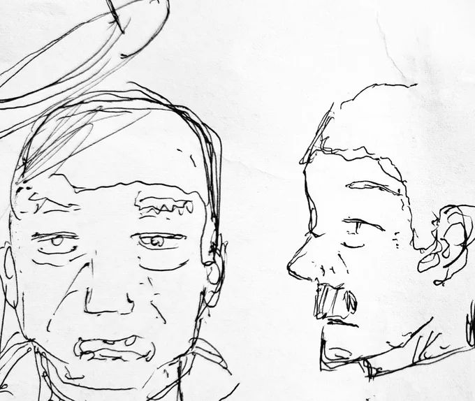 なんだかんだでおっさん描くの好きだな…… 