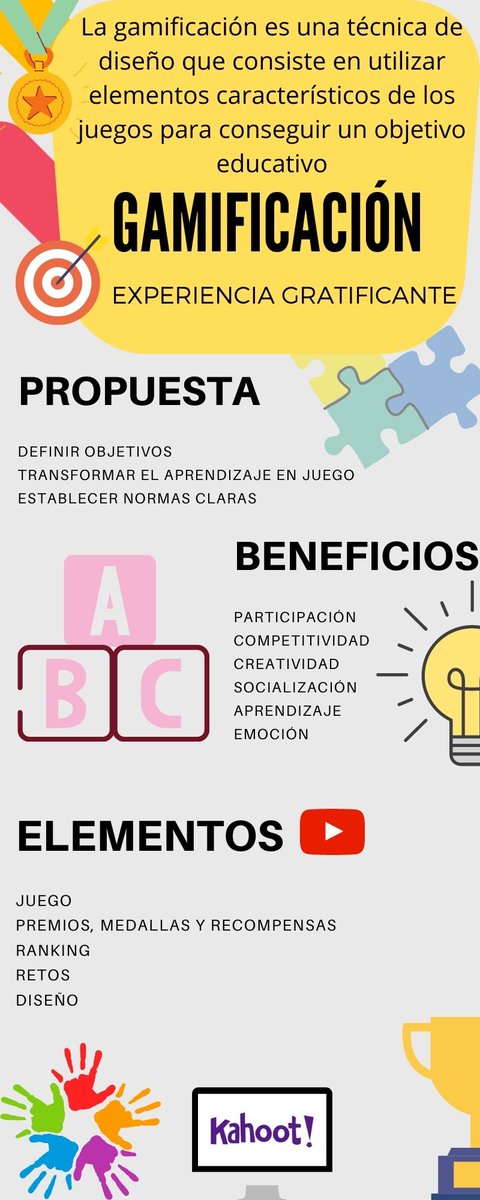 La gamificación me parece una propuesta interesante.