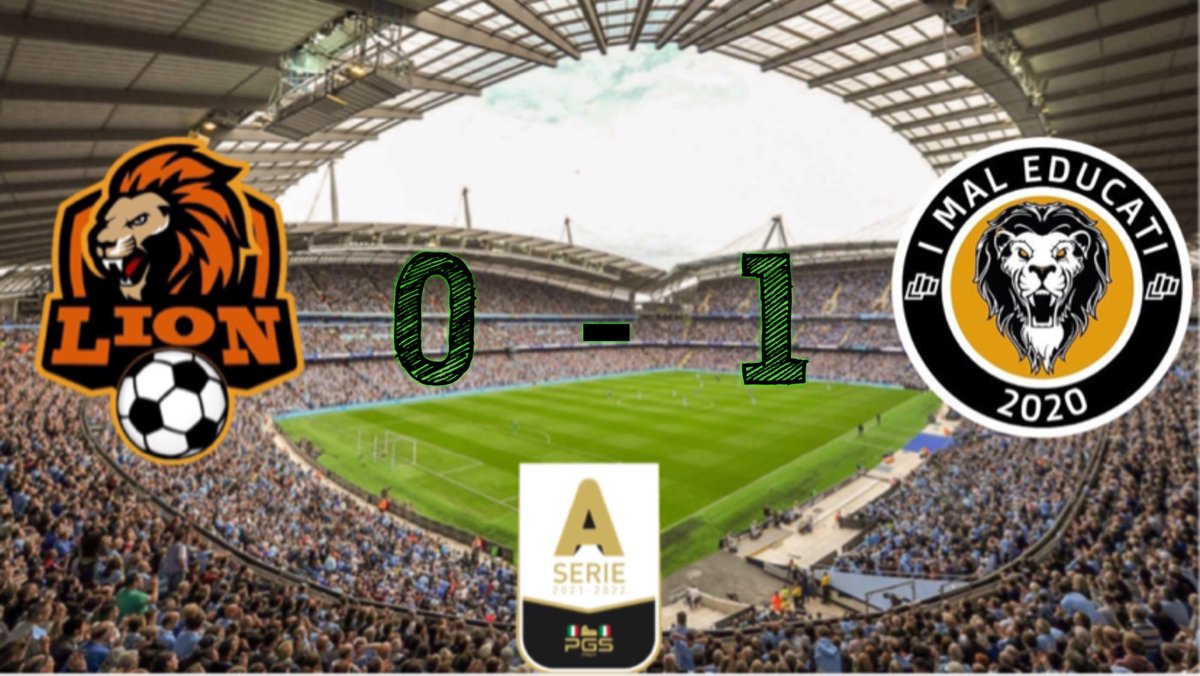📝 | REPORT

🏆 | CAMPIONATO SERIE 🅰️ <a href="/PGS_ITALY/">PGS ITALY</a> @ProClub_LS  
🗒️ | 21º GIORNATA
🆚 | @iMALeducati2020 
🕚 | 0-1 ❌