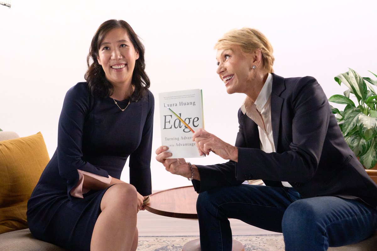 I sat down with @barbaracorcoran - a woman who truly has her own unique, inspiring edge, for her Entrepreneurship Book Club on @bookclubdotcom. Check it out at bit.ly/Edge-Laura and get a 7-day free trial! #bookclubapp #barbarabookclub #laurahuangedge