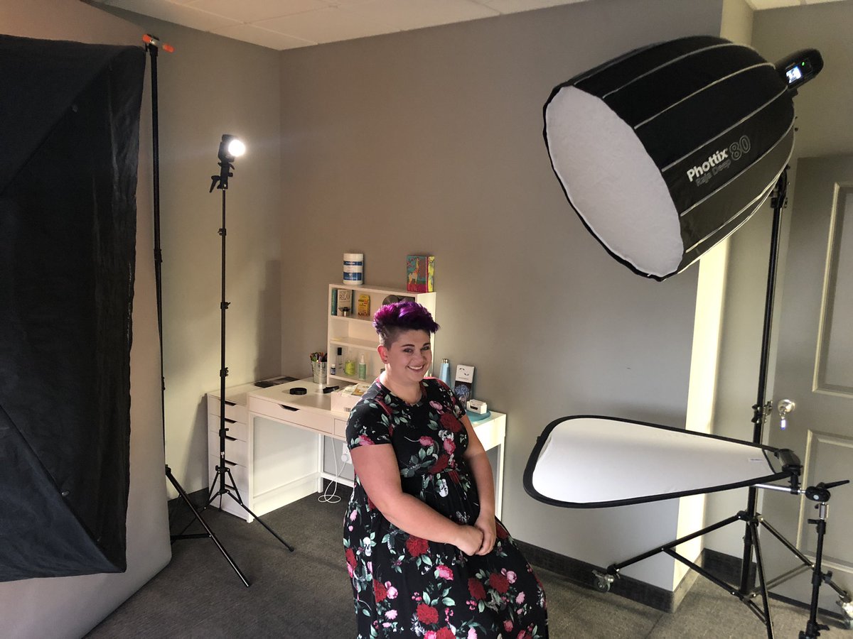 LifeCapture's tweet photo. Can make most any space work for #HeadShots 

Our first studio shoot with our new Canon #R5 and #85mm ƒ/1.2DS and WestCott fj80. https://t.co/1V9VehZJ7Q