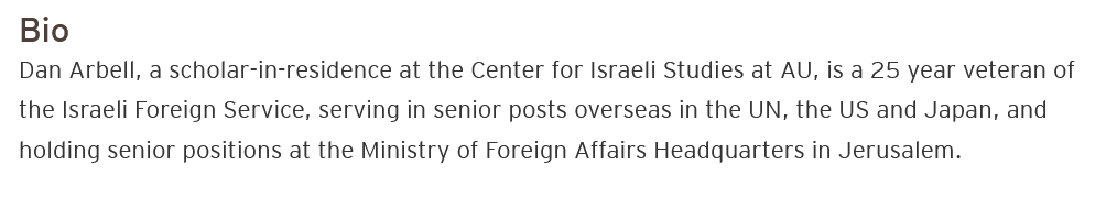 EliClifton's tweet photo. Retired Israeli diplomat Dan Arbell. https://t.co/4bZwHE82a3 https://t.co/m0lhEetOox