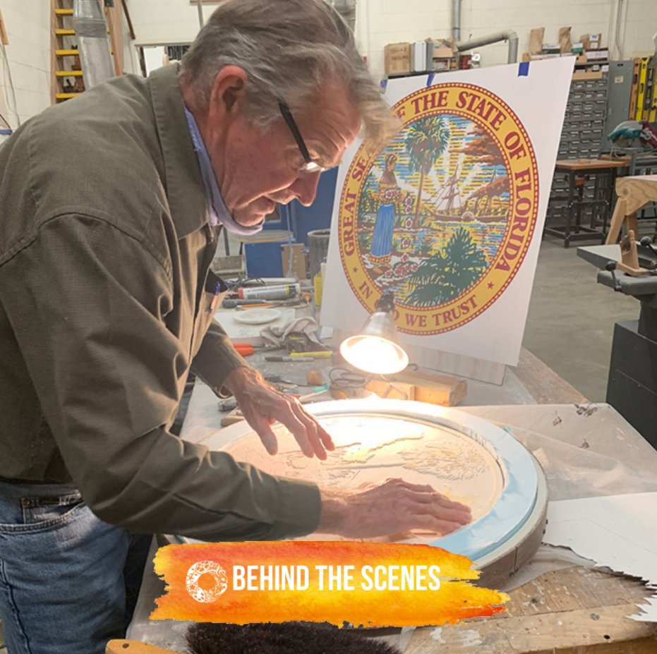 Check out this look behind the scenes here at the Museum. I know these folks as the people who take care of me and make my habitat look cool and interesting. It looks like they spend time doing other things as well...   facebook.com/TallahasseeArt…
