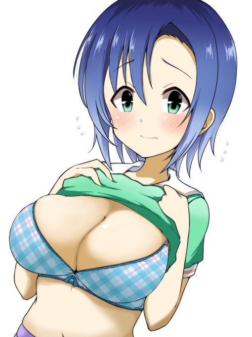 ブラ見せてくれる多田李衣菜ちゃん(青) 