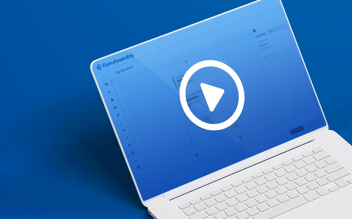FormAssembly's tweet image. Missed our Workflow webinar? You can still get a firsthand look at our revolutionary new solution by watching the recording: buff.ly/3q35dJx
#FormAssemblyWorkflow #Workflow #VisualWorkflow #ProcessBuilder #DataCollection #Webinar