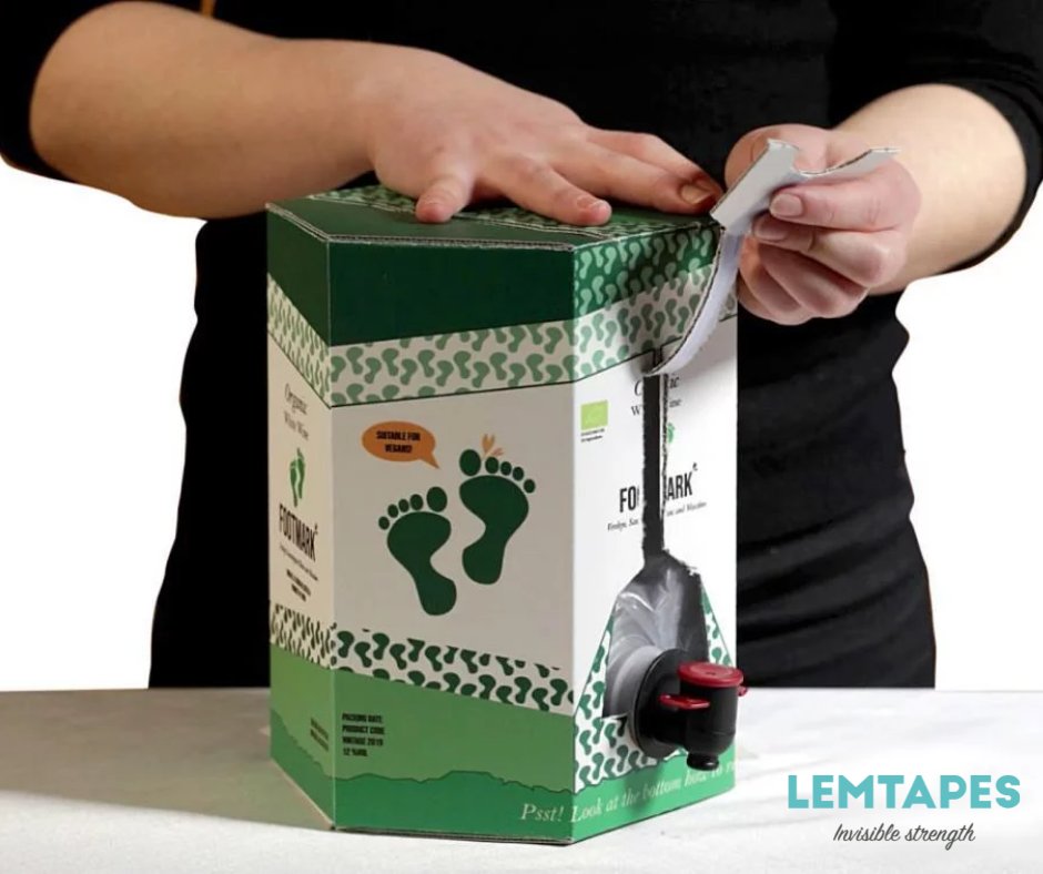 Lemtapes bag-in-box solution replaces plastic handle and provides user-friendly and easy recycling. Check out new design and read about our cooperation with Aalto University in Pack-Age project: lemtapes.fi/reference/lemt…