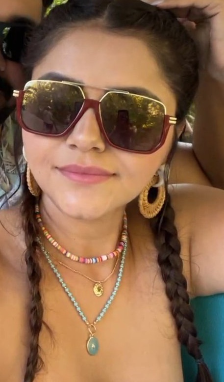 #RubinaDilaik looking very pretty in braids 🤩✨🔥