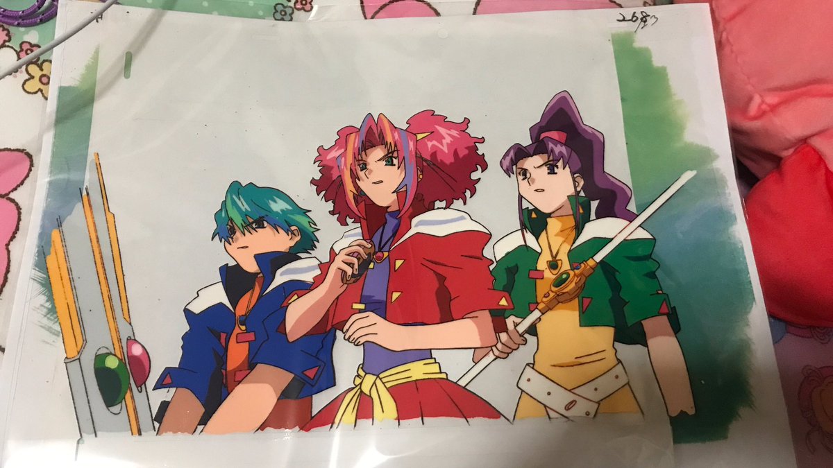 去年ゲットしたスーパードールリカちゃんのセル画何処のシーンか気に