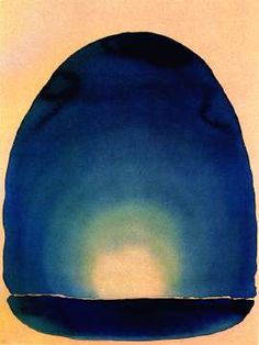 Georgia O’Keeffe, Light Coming on the Plains, III, 1917 #WomensArt