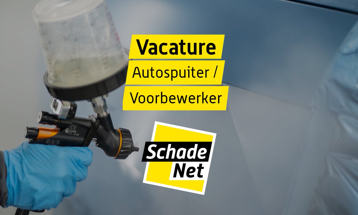 SchadenetBV's tweet photo. Schadenet Kraaijvanger Almelo zijn op zoek naar een Autospuiter / Voorbewerker voor een fulltime functie🚚 https://t.co/tquLTfUpY4 #kraaijvanger #almelo #schadenet #schadeherstel #autospuiter #voorbewerker #werk #werken #vacature #reparatie #schadeherstel #autoschadeherstel #mbo https://t.co/0XYbp3v5YA