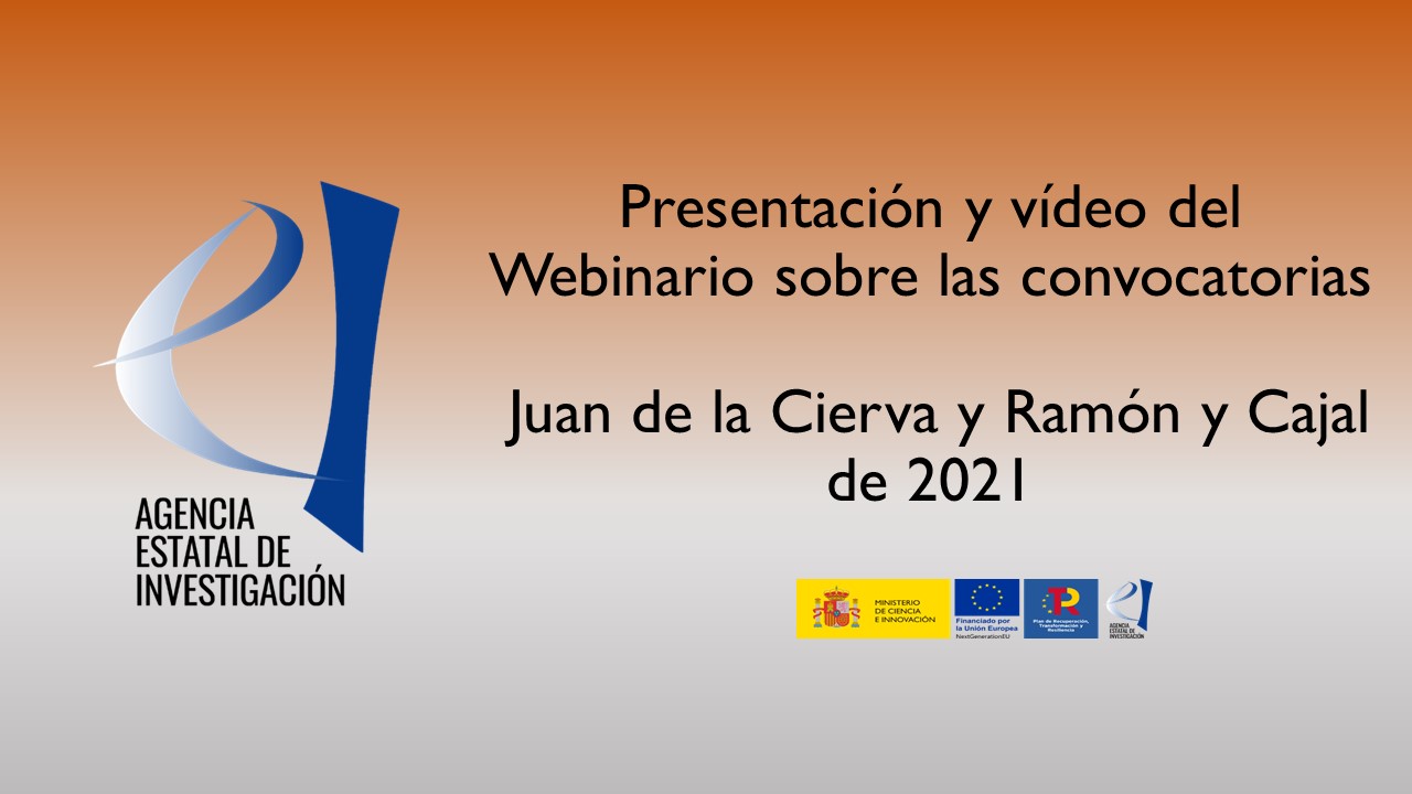 Agencia Estatal de Investigación on Twitter "ℹ️ AgEInves ha celebrado el Webniario de las