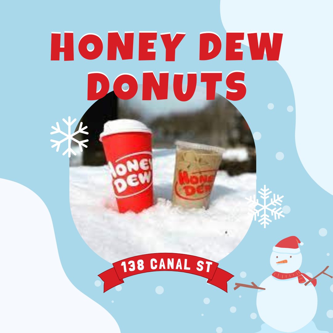 ssuclippercard's tweet photo. Happy first day of Winter Vikings!! Today's the shortest day of the year, so if you have time rush over to Honey Dew Donuts and treat yourself to something. They're now offering holiday specialties like eggnog lattes and S'more hot chocolate!! https://t.co/MibXc2upTV