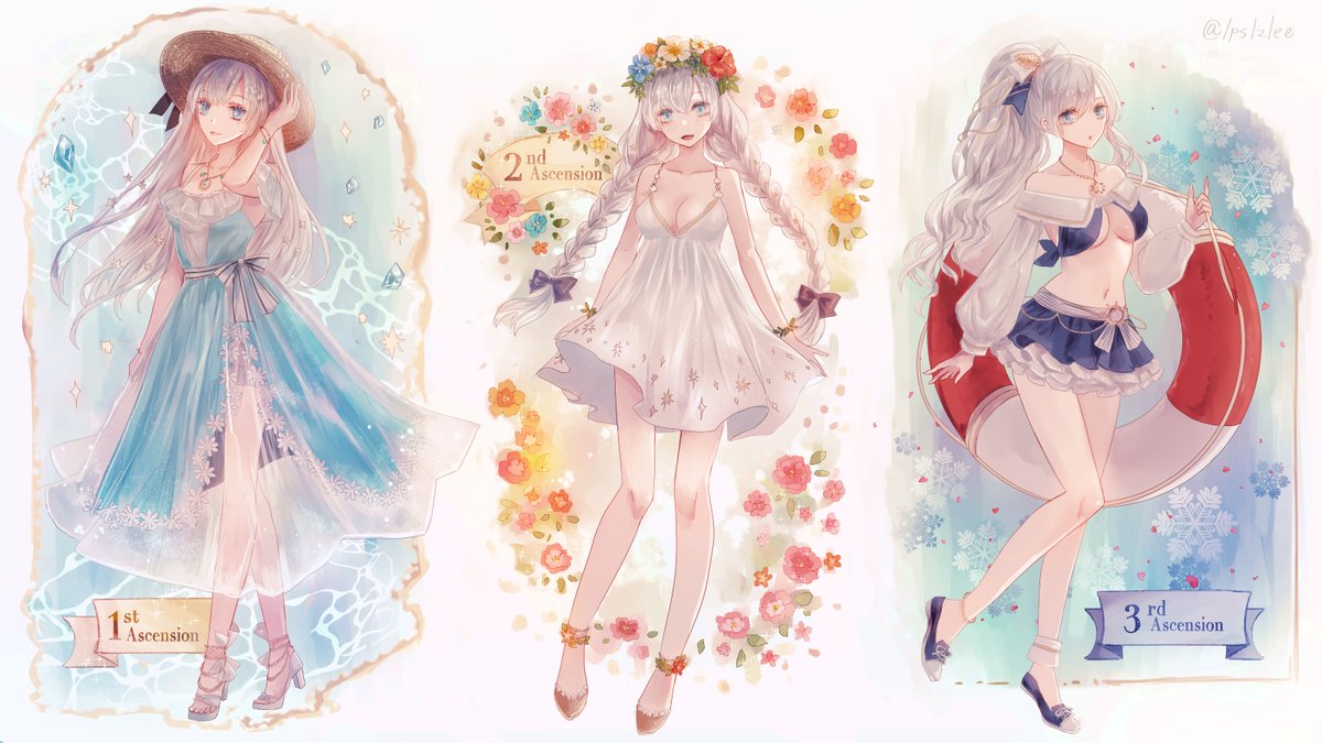 「#今年も残りわずかなのでお気に入りの4枚を貼る 
創作お姫様・fgoアナスタシア」|ルリ(Ruri)👗💎のイラスト