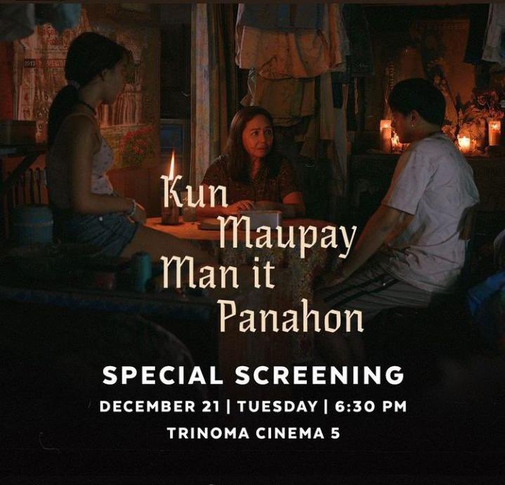 KCMBBulletin's tweet image. Congratulations in advance to the whole team of Kun Maupay Man it Panahon!

@imdanielpadilla
#KunMaupaySpecialScreening 
#KunMaupaySaMMFF